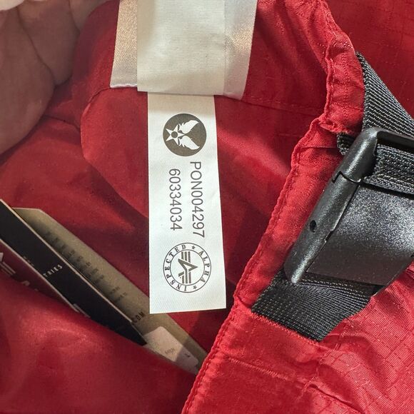 Atlanta Hawks Shorts Mens 2XL XXL Alpha Industries X New Era Rip Stop New Red - Picture 12 of 15